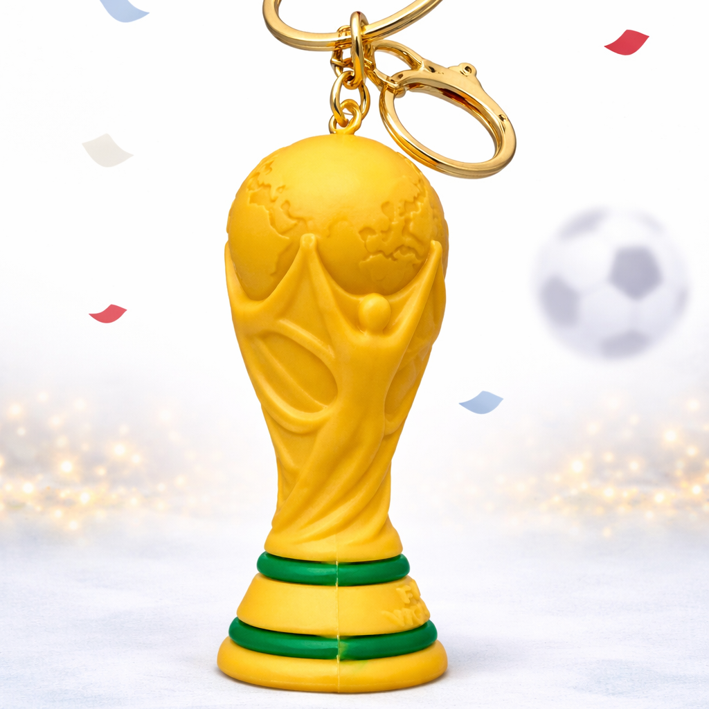 Llavero Copa del Mundo Mundial 2026 | Llavero Trofeo Mundial Futbol Coleccionable