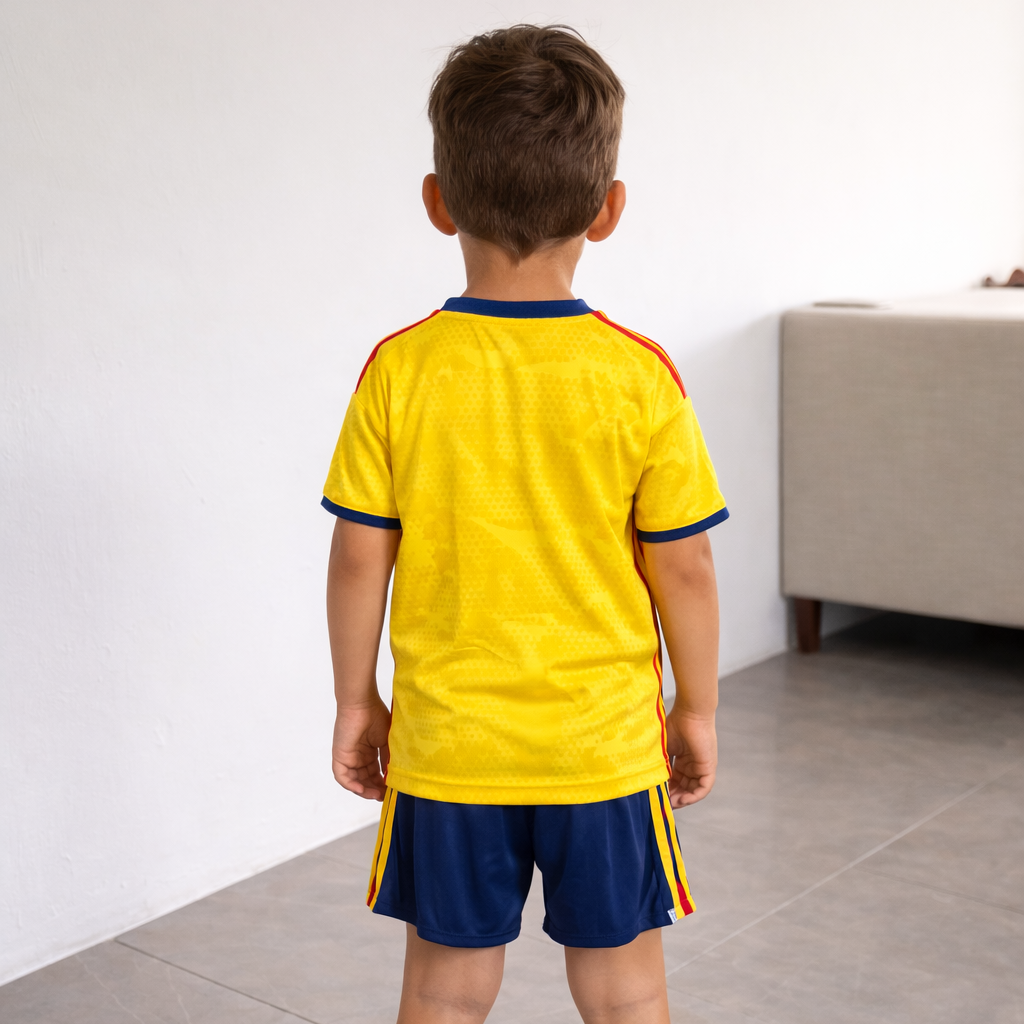 Uniforme Selección Colombia para Niños Mundial 2026 | Envíos a Todo México.